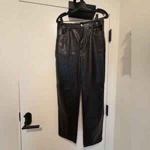 Black Leather Pants